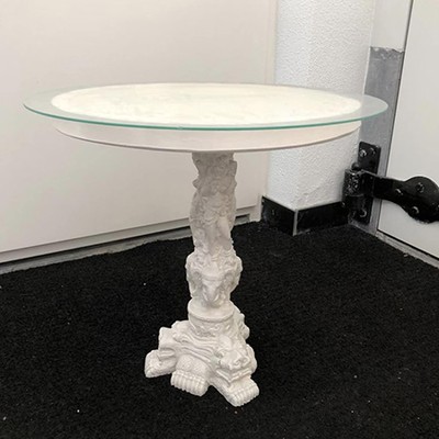 Малый литой стол "Королевская Азия" без стекла