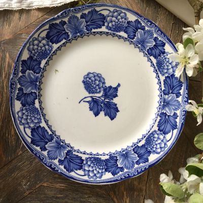 Тарелка столовая Rorstrand "Dahlia" 1923-1932 гг 18 см