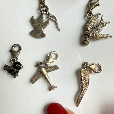 Подвеска шарм Thomas Sabo Самолет 2 см 925 