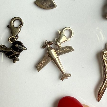 Подвеска шарм Thomas Sabo Самолет 2 см 925 