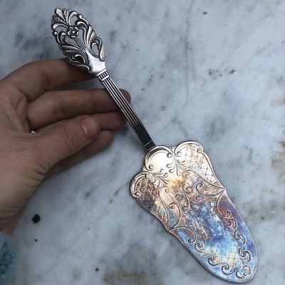 Лопатка для торта 21 см мельхиор