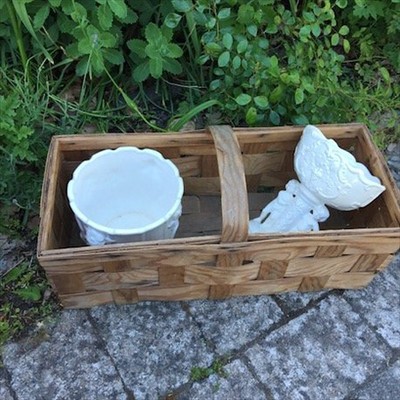 Корзина плетеная с ручкой