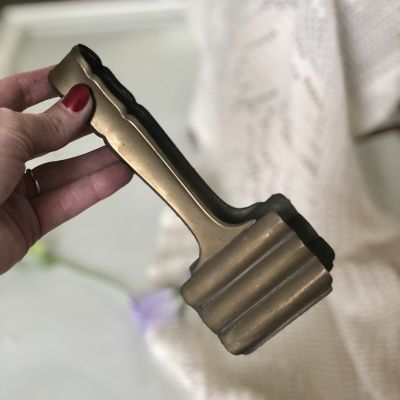 Щипцы для угля латунные