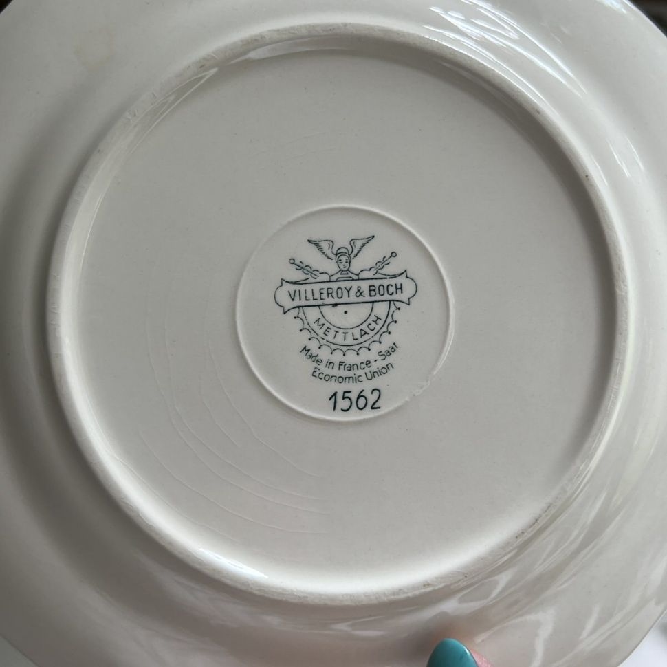 Тарелка Alt Strassburg ВиллеройБох 19 см фарфор Германия 2 категория