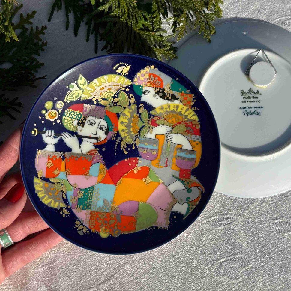 Тарелка Rosenthal 1001 ночь Сказки Шахерезады 15 см Studio-linie Германия