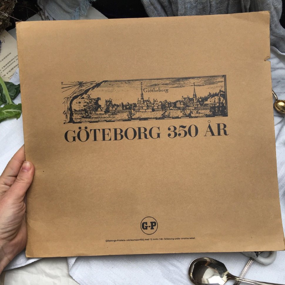 Гравюра Гетеборг 1796 - 1870 год - набор из 8 штук