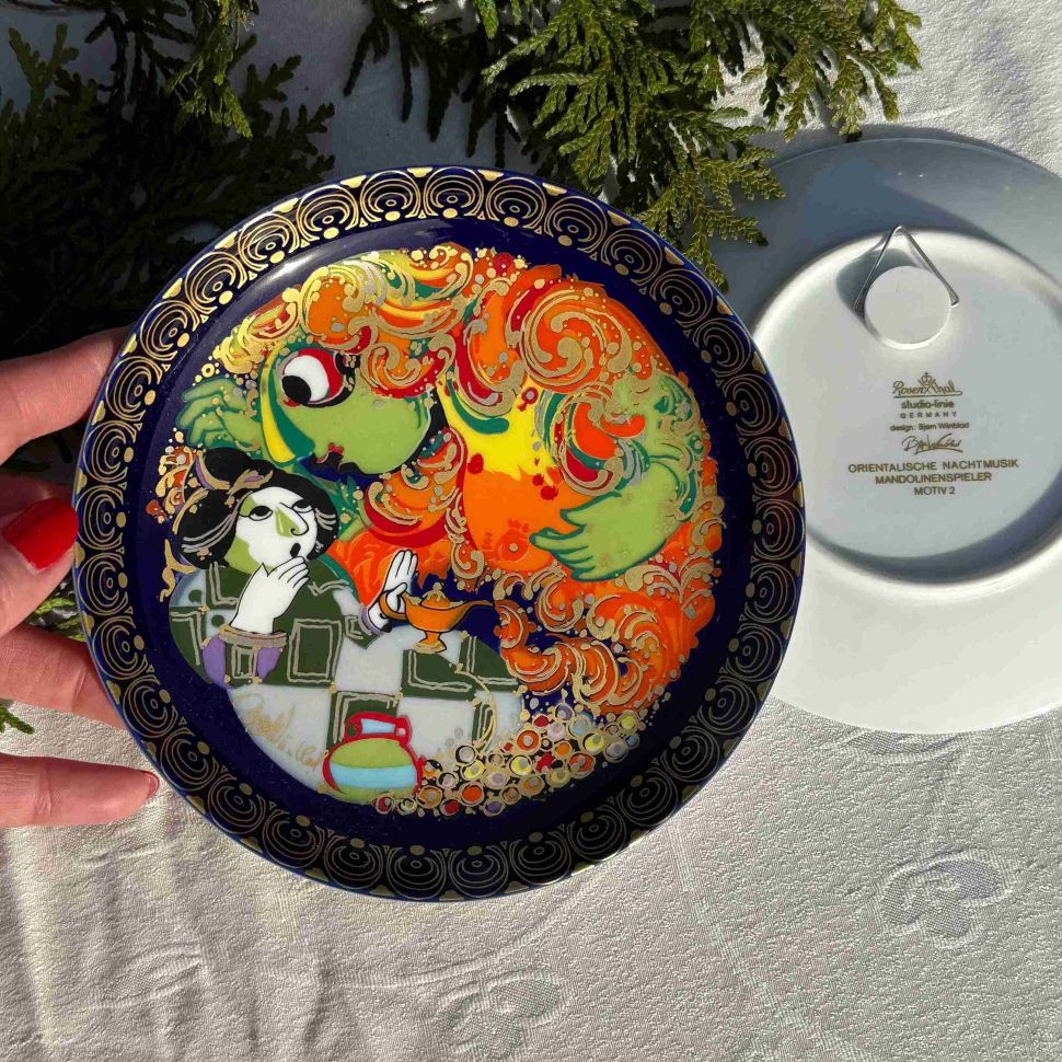 Тарелка Rosenthal 1001 ночь Аладдин 16 см Studio-linie Германия