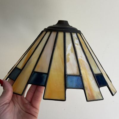 Абажур Тиффани 27 см стекло олово 