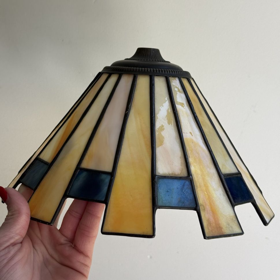 Абажур Тиффани 27 см стекло олово 