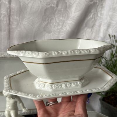 Соусник Ph.Rosenthal Maria с золотой каймой 400 мл Германия 1927 г  