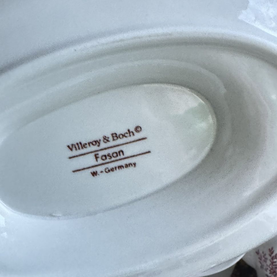 Соусник на блюде ВиллеройБох Fasan 300 мл Германия