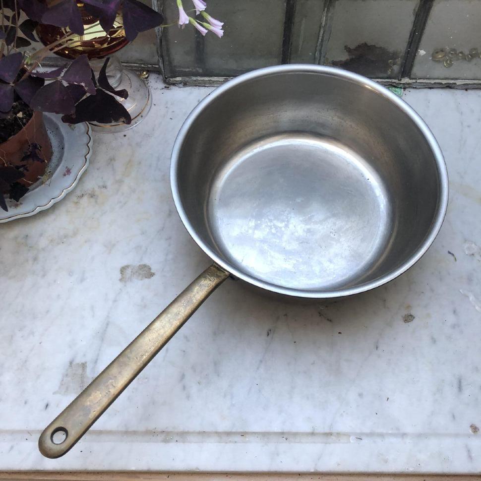 Сковорода сотейник 26 см медь латунь сталь