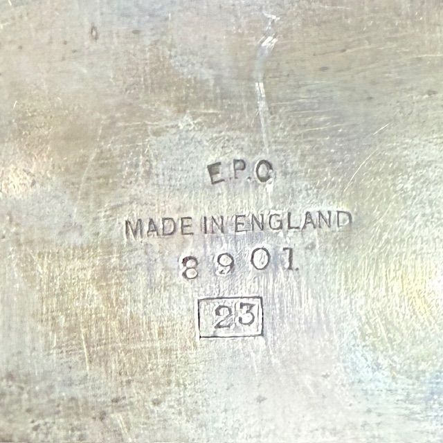 Поднос 65 см мельхиор серебрение Англия