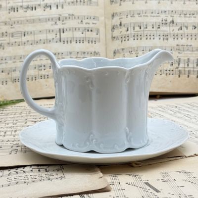Соусник на блюде Rosenthal Monbijou белый 500 мл Германия