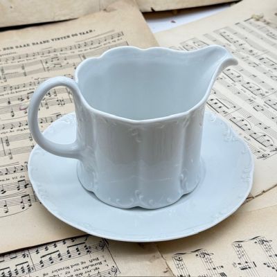 Соусник на блюде Rosenthal Monbijou белый 500 мл Германия