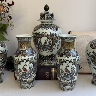 Ваза с крышкой ВиллеройБох Paon 31 см фарфор Германия