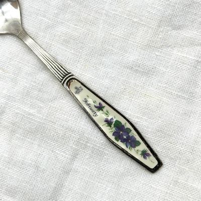 Ложка лопатка Royal Albert 12 месяцев Май 13 см Англия 