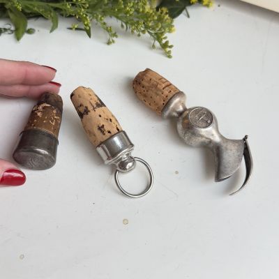 Пробка для бутылки 6 см мельхиор