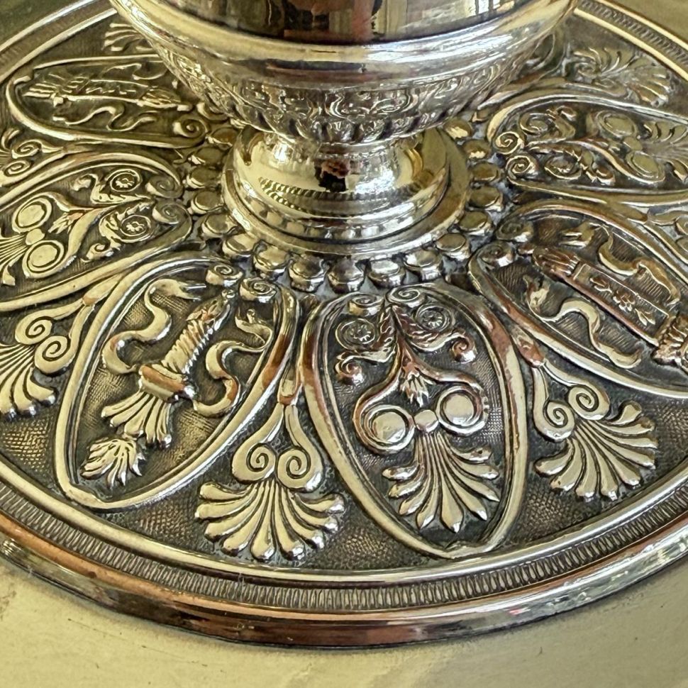 Террин супница 5 л серебрение Франция