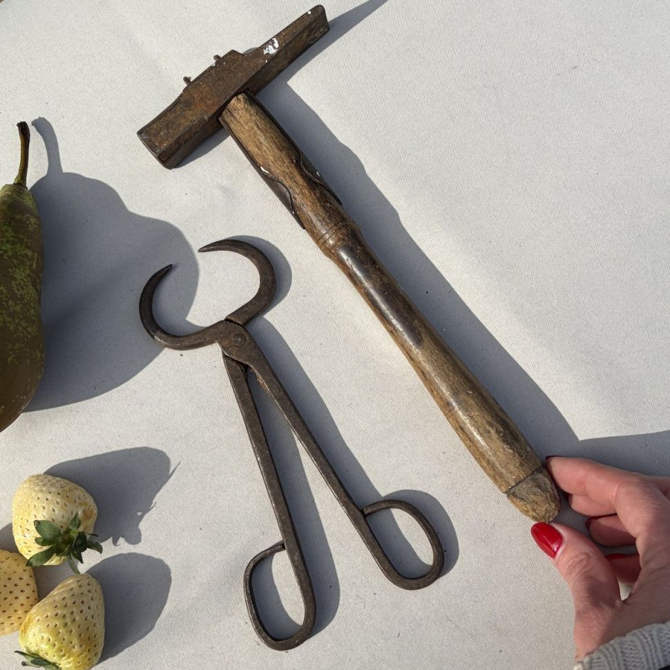 Молоток кирочка 26 см дерево металл