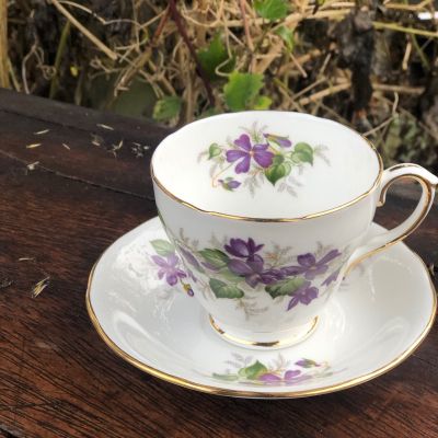Чайная пара 150 мл Violets Duchess Англия