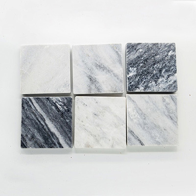 Подставка натуральный мрамор темно-серая