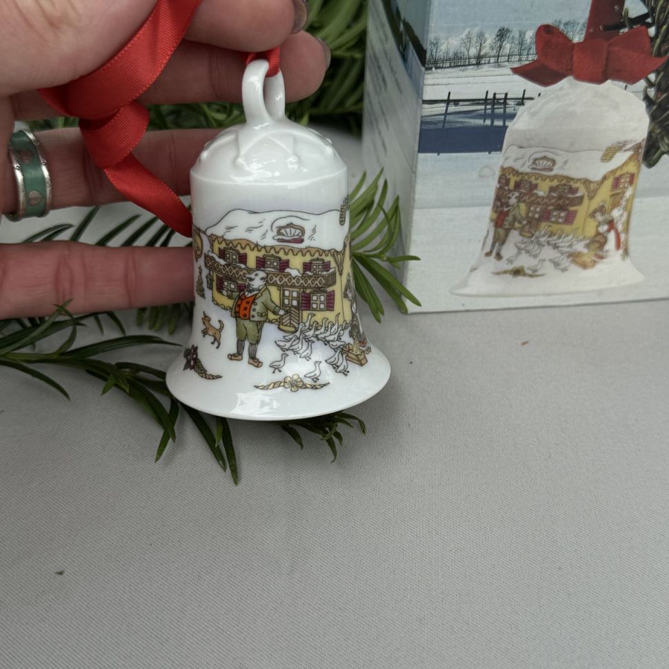 Колокольчик рождественский 1992 Hutschenreuther Германия