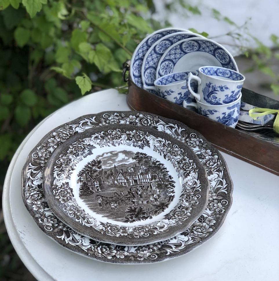 Тарелка 21 см Англия Staffordshire J&G Meakin Stratford Stage