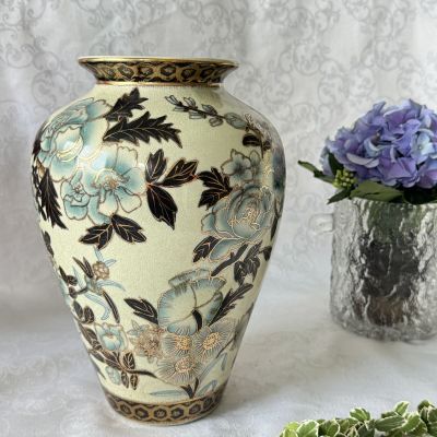 Ваза 27 см фарфор золотая роспись Венеция