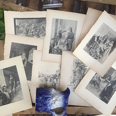 Набор 5ти литографий и титульный лист 4