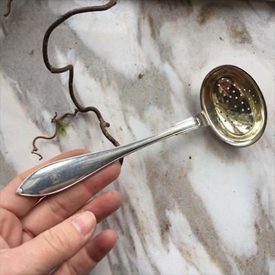 Дуршлаг малый ложка-ситечко, ручка лепесток