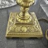 Лампа настольная Колонна 26 см латунь оникс Франция