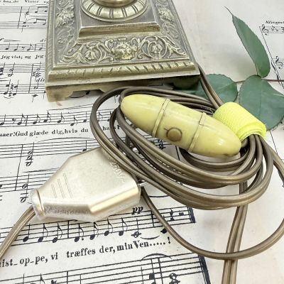 Лампа настольная Колонна 26 см латунь оникс Франция