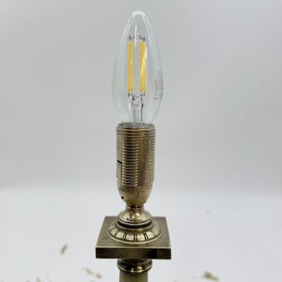 Лампа настольная Колонна 26 см латунь оникс Франция