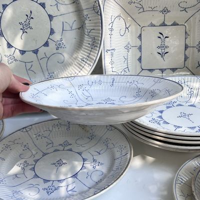 Тарелка глубокая 24 см Boch la Louviere Бельгия