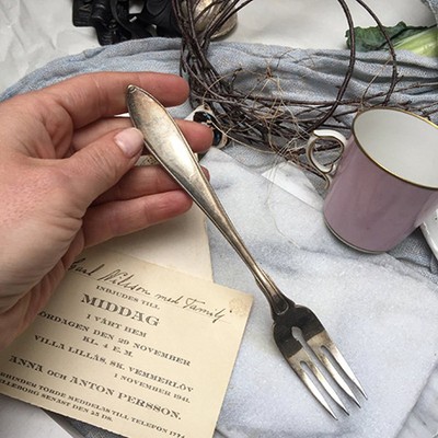 Вилка и нож, пара, для морепродуктов