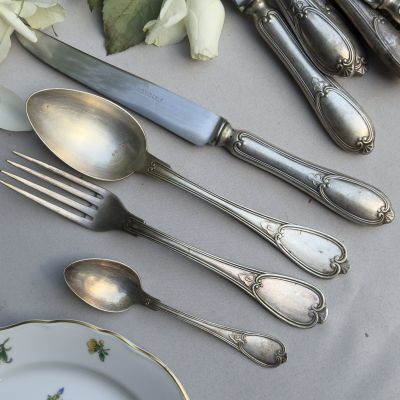 Ложка столовая 21 см серебрение