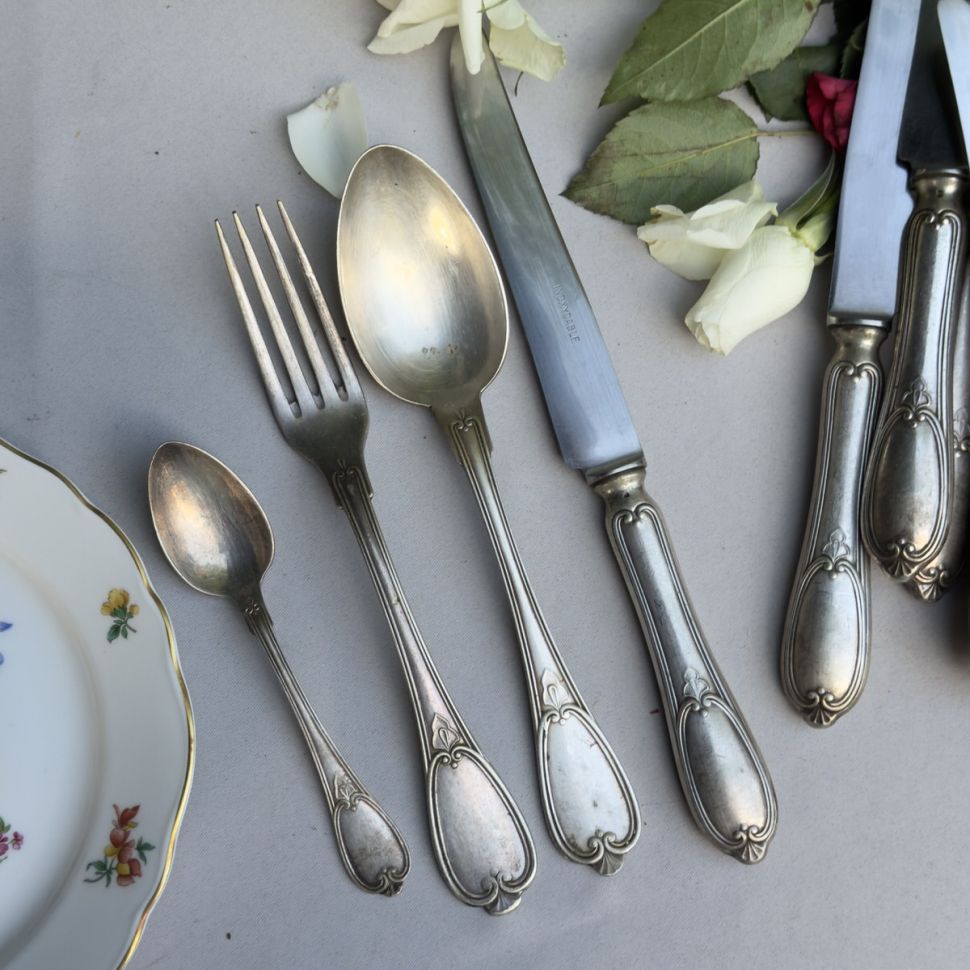 Ложка столовая 21 см серебрение