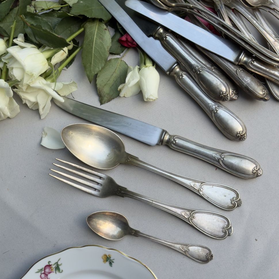 Ложка столовая 21 см серебрение