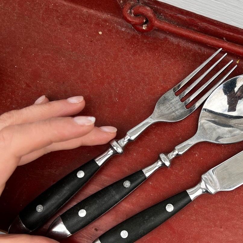 Вилка с деревянной ручкой 20 см