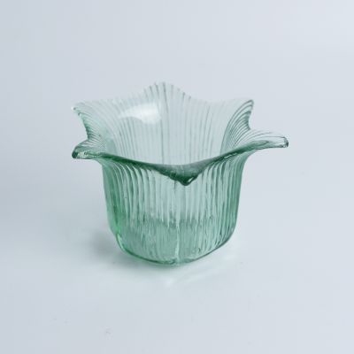 Подсвечник 7 см Колокольчик цветное стекло