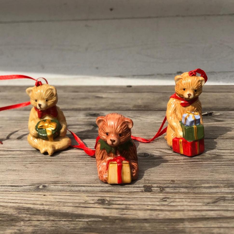 Подвес Nostalgic ornaments Teddy ВилеройБох набор 3 предмета