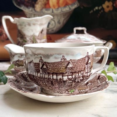 Чайная пара Johnson Bros Olde English Countryside 320 мл Англия