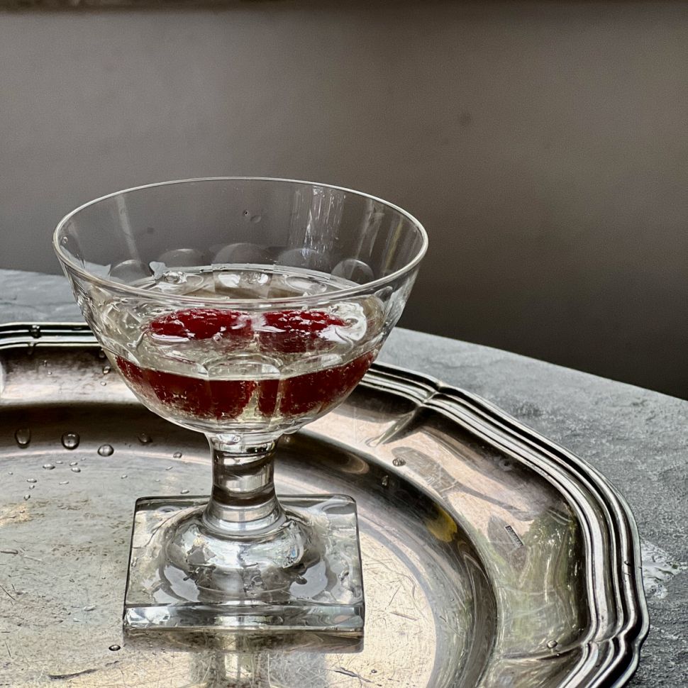 Бокал 170 мл на квадратном основании Elis Bergh хрусталь