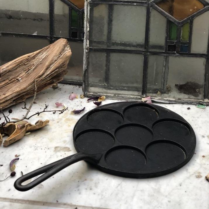 Сковорода для оладьев 25,5 см чугун