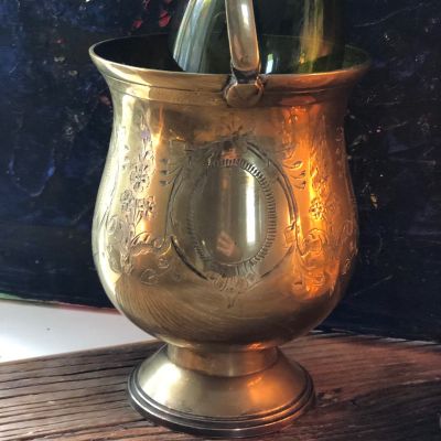 Ведро для охлаждения вина латунь