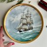 Тарелка Franklin Mint Soverein of the seas by Derek G.M.Gardner 23 см 