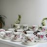 Кофейная пара Royal Albert 12 месяцев 130 мл Англия набор 12 шт.