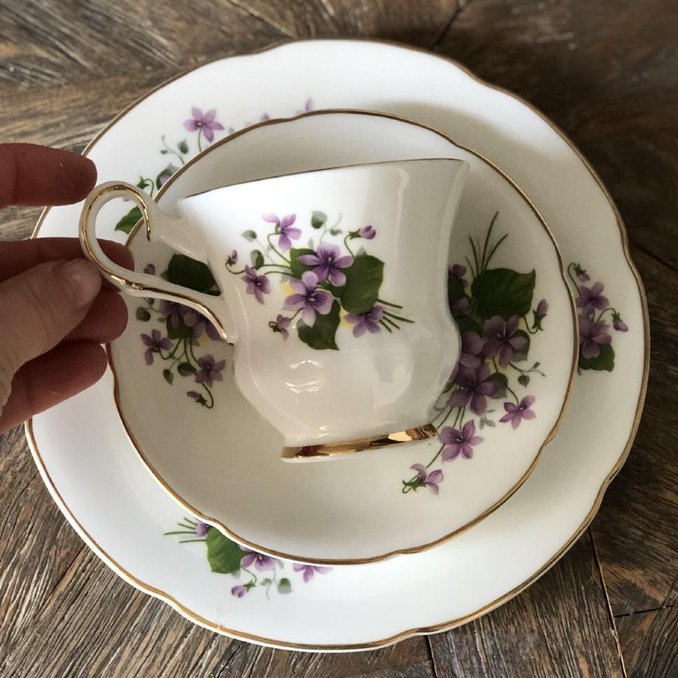 Кофейная пара цветы Royal Grafton England