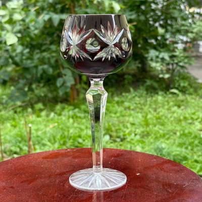 Бокал Anna Hutte фиолетовый 200 мл накладной хрусталь Германия дизайн 6